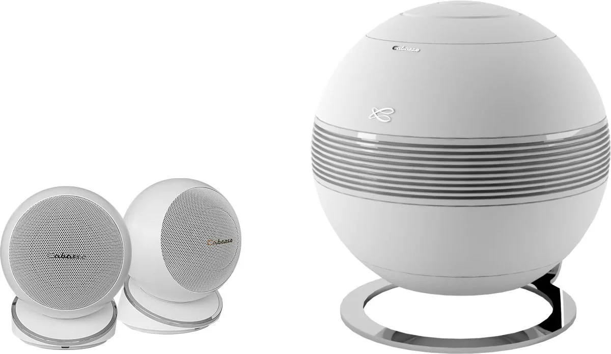 Cabasse Pearl Sub blanc mat   iO3 Blanc mat sur socle (la paire) Chaînes hi-fi composées