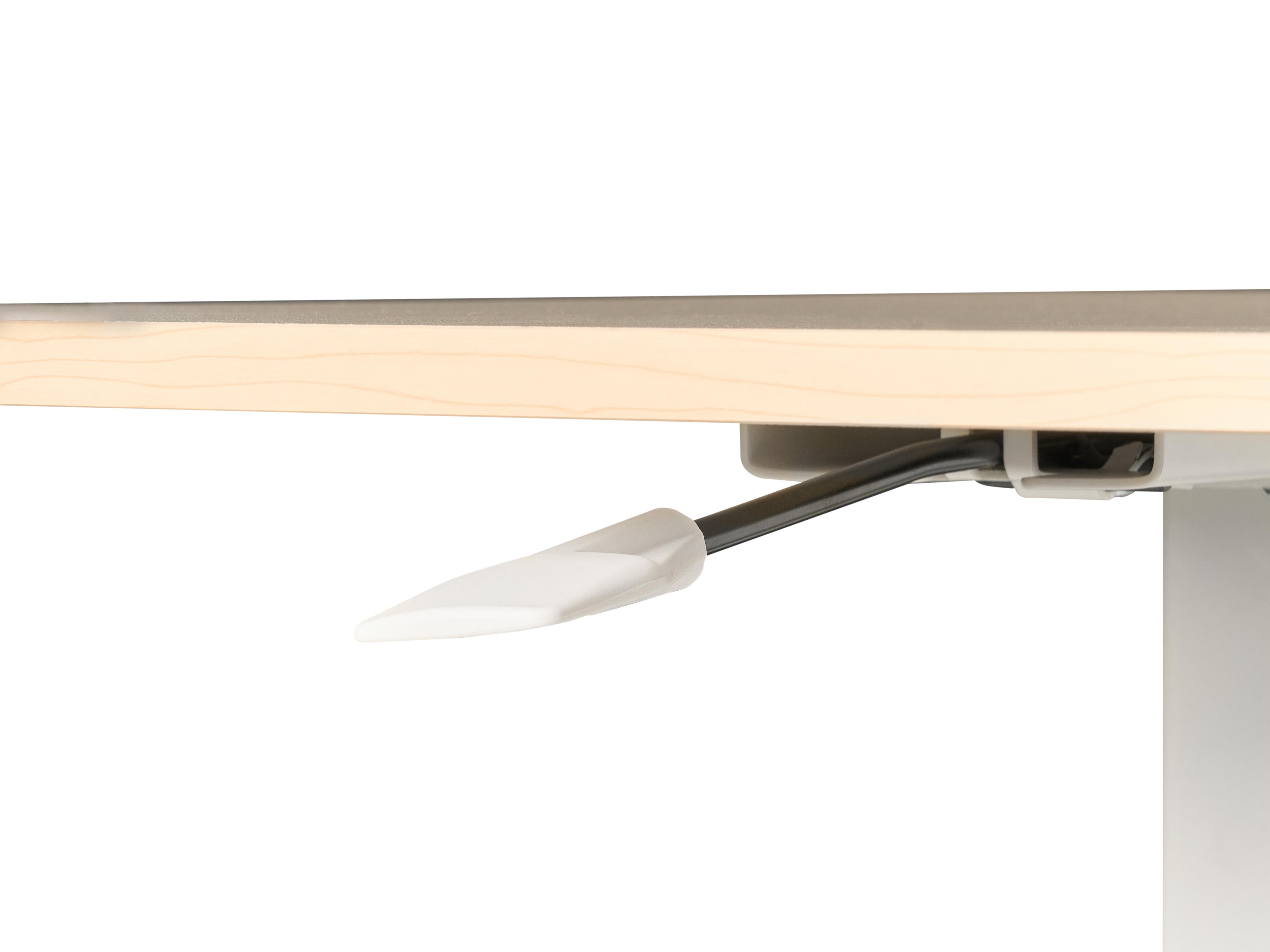 Handmatig verstelbare laptopstandaard ACADEMIA Lichtbruin/wit 65 cm 48 cm