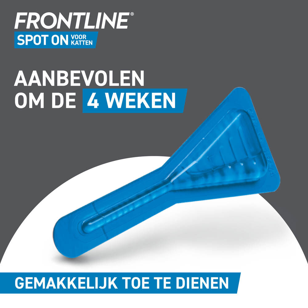 Frontline Spot On - Vlooien en tekenpipet - 3 pipetten - 3 Stuks