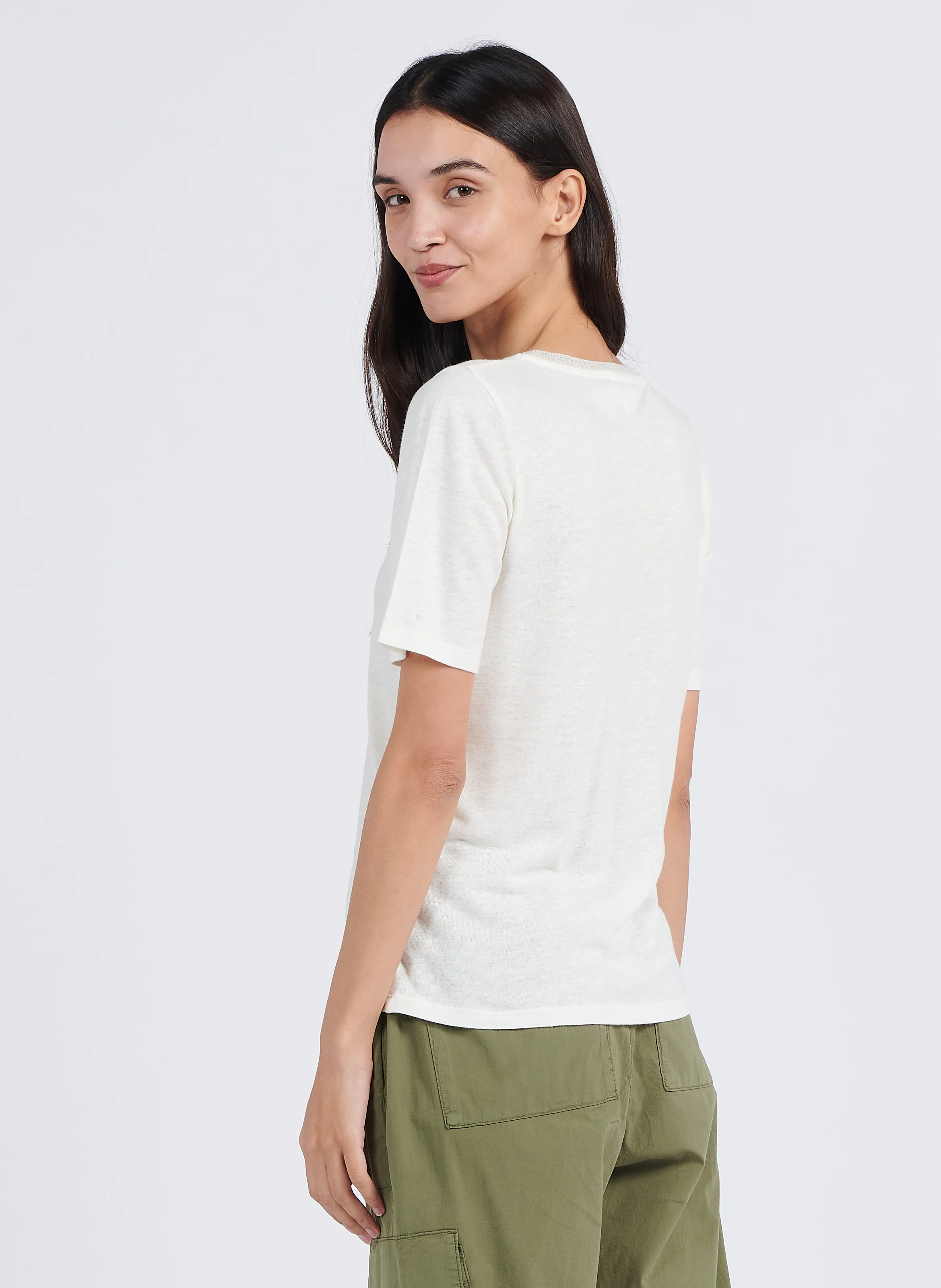 DENICE - Tee-shirt manches courtes| Blanc