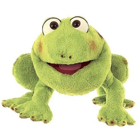 Living Puppets Handpuppe Kleiner Rolf der Frosch, 25cm