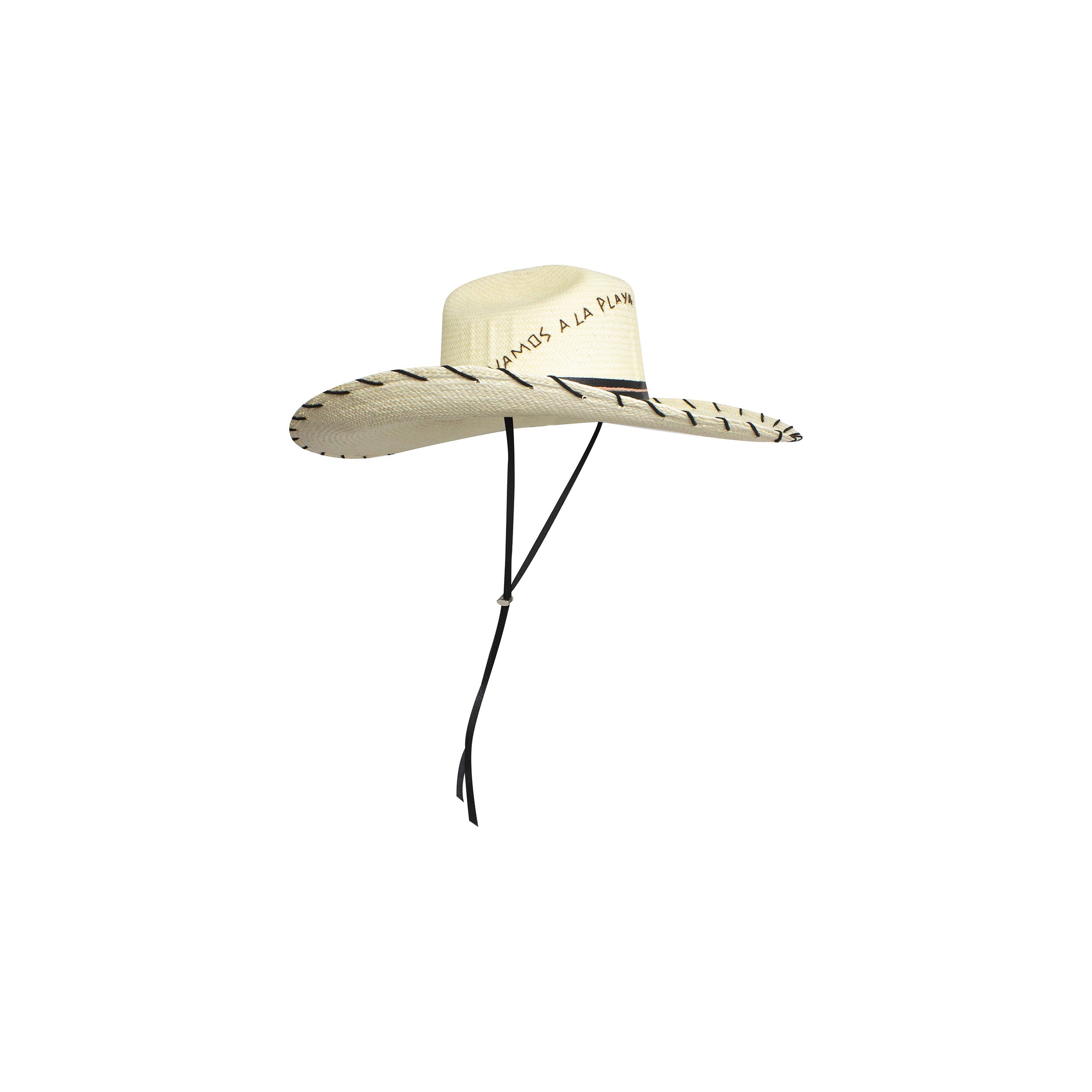 Chapeau texan brodé à long bord - ARTICLE RTS