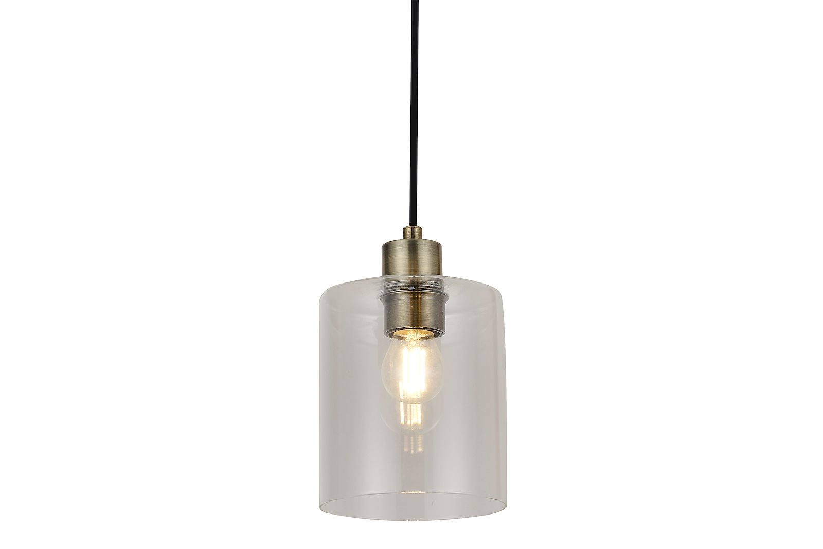 Chester pendel Klart glass Ø13cm, max 28W