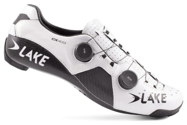Chaussures Route LAKE CX403 Blanc/Noir