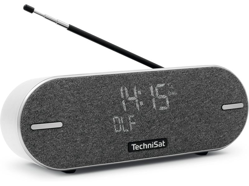 Technisat DAB  Radio DigitRadio BT 2 Weiss Portables DAB  Digitalradio mit Bluetooth