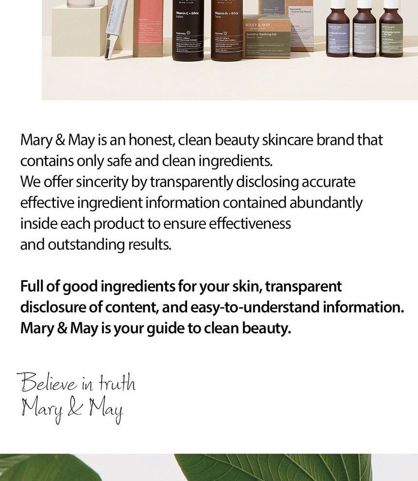 Mary&May - Niacinamide Vitamine C Verhelderend Masker