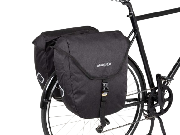 Atran Velo Zap Cykeltasker AVS, 50 liter, Sort