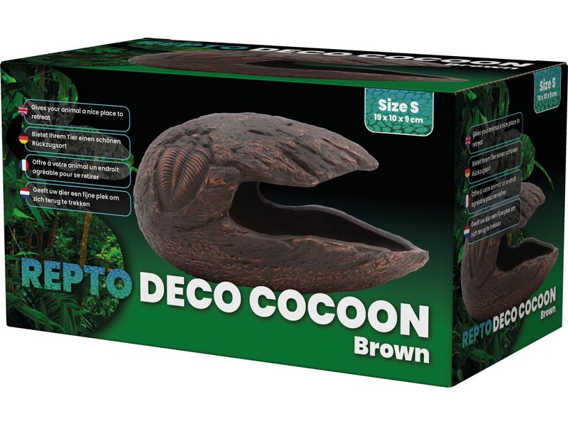 Repto Deco Cocoon Braun S Versteck für Reptilien und Amphibien