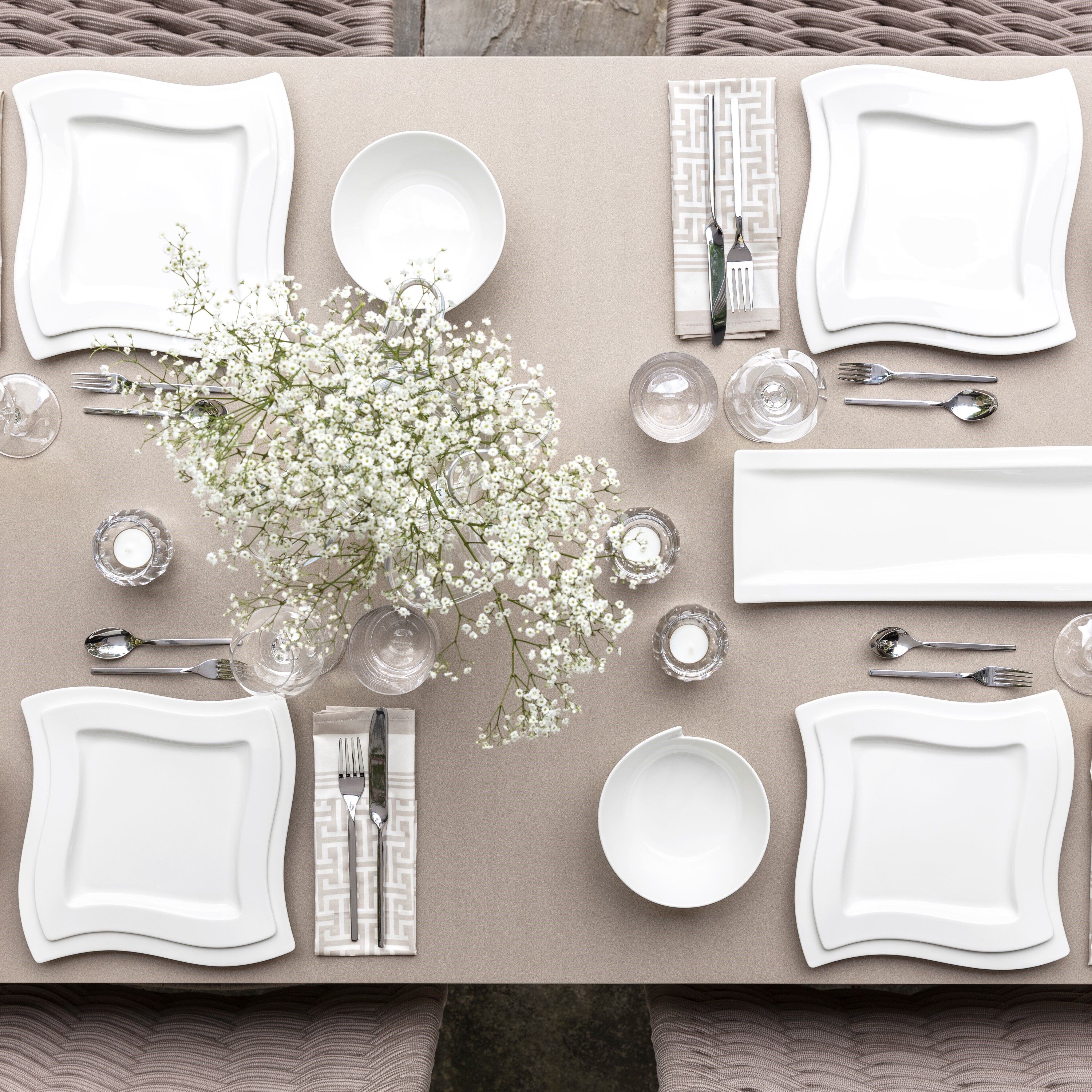 NewWave 5-piece flatware set stainless steel