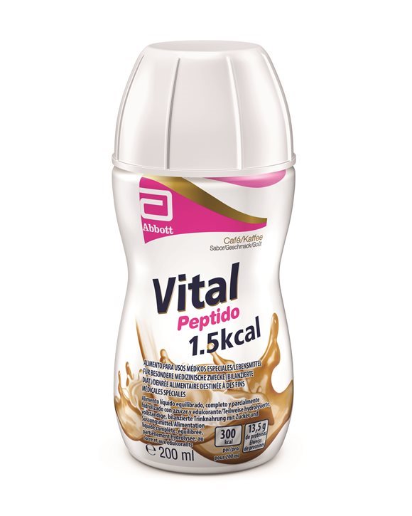 VITAL PEPTIDO liq Kaffee Fl 200 ml<br>200 ml, Flasche, Emulsion zum Einnehmen, Kaffee