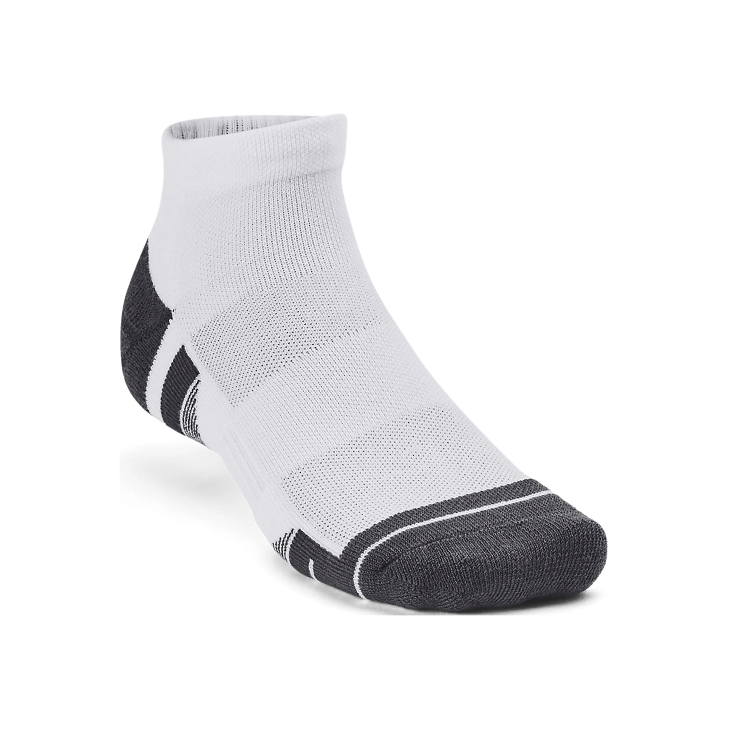 Under Armour Performance Tech Low Chaussettes De Tennis Pack De 3 - Blanc