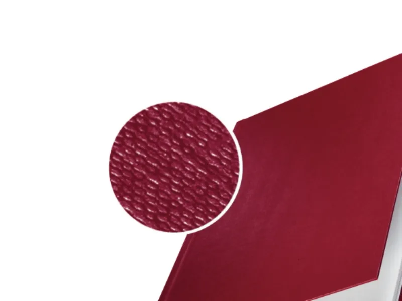 impressBIND omslag hårdt med lærredspræg Leitz 14,0 mm Bordeaux