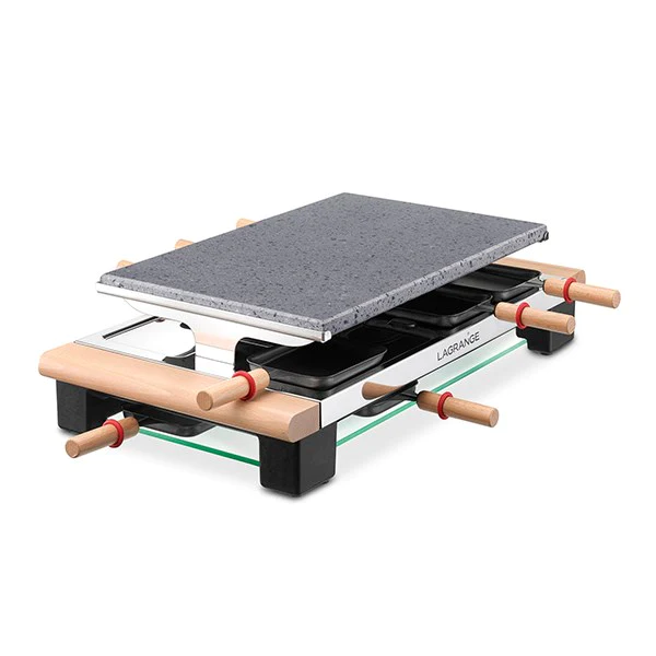 Raclette et grill pierre élégance 8 personnes 1000 W 399003 Lagrange