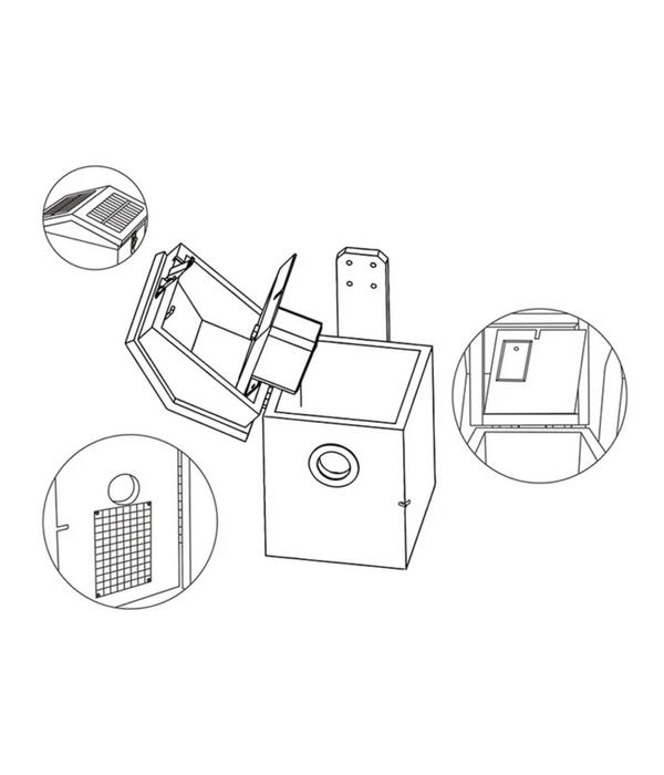 Croci Nistkasten Smart Wi-Fi, inkl Kamera, ca.