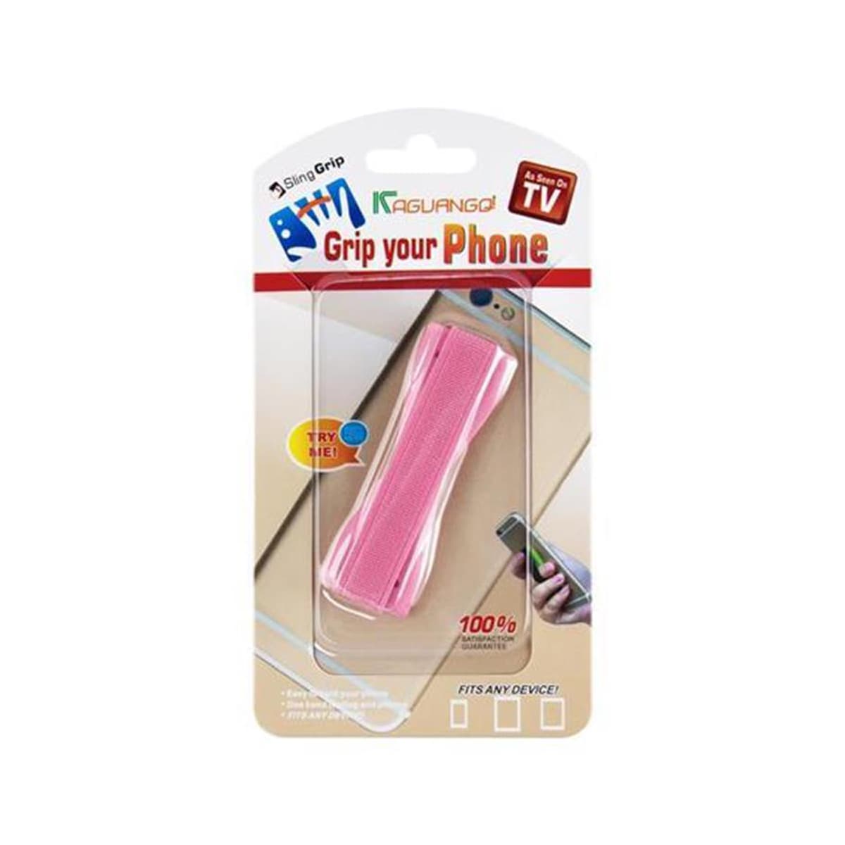 Sling Grip fingerholder for mobiltelefoner