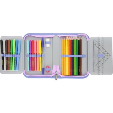 Etui scolaire 'Mtstic Mermaid', 31 pièces