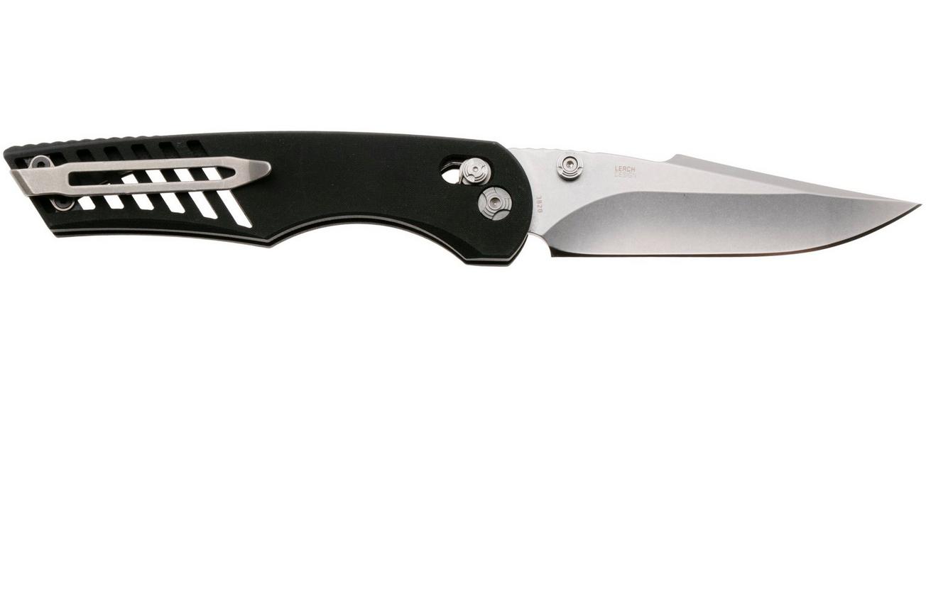CRKT Definitive 3820 Stonewashed 154CM, Black G10, zakmes, MJ Lerch design
