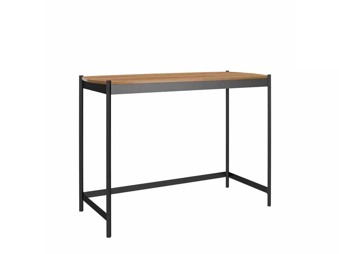 Tallulah | Bureau en panneaux de particules stratifié noyer et structure