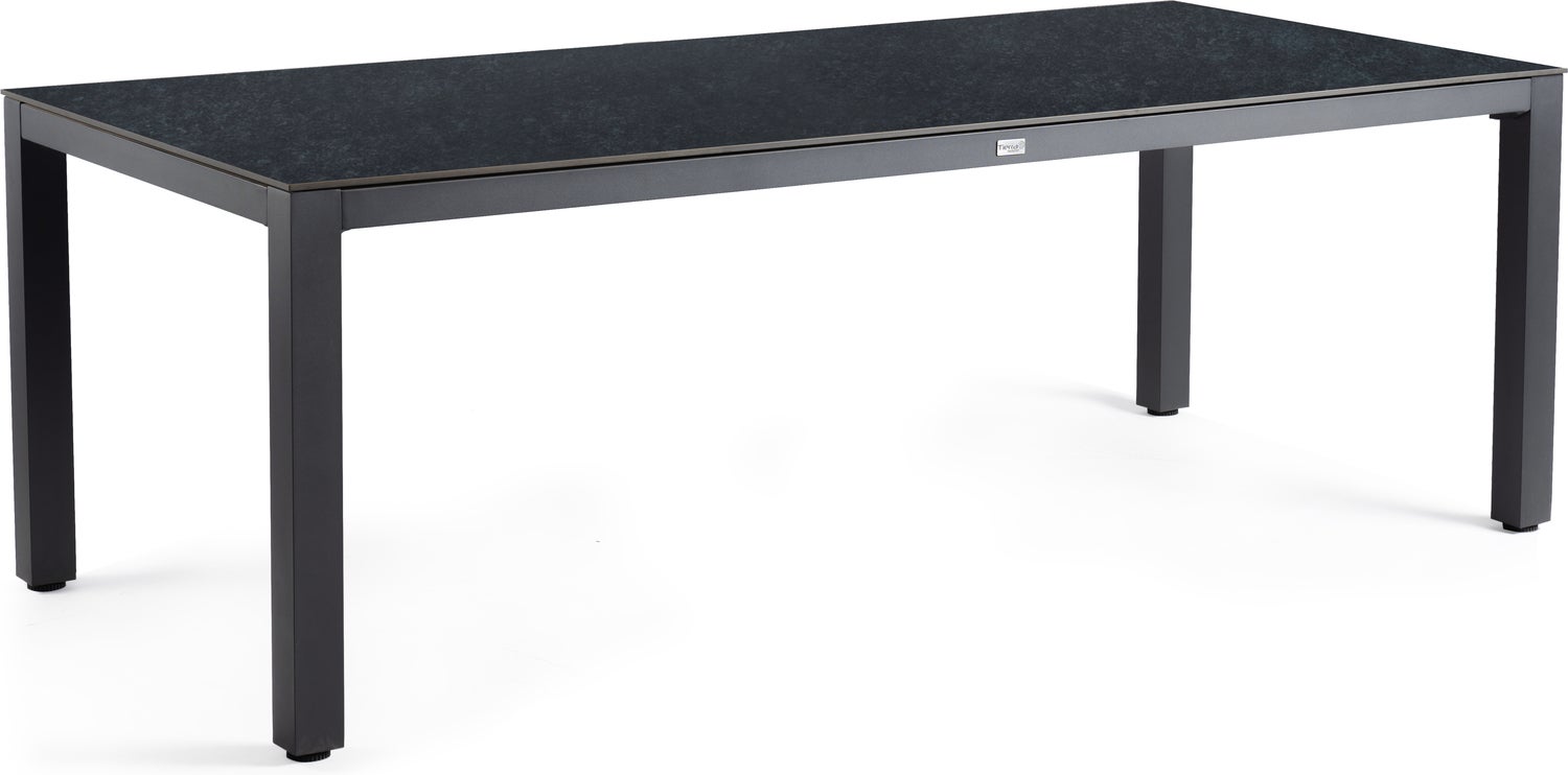 Tierra Outdoor eettafel Briga antraciet / grafite 240 x 100 x 73 cm