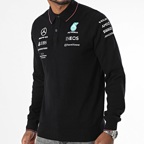 Polo Manches Longues MAPF1 701224811 Noir