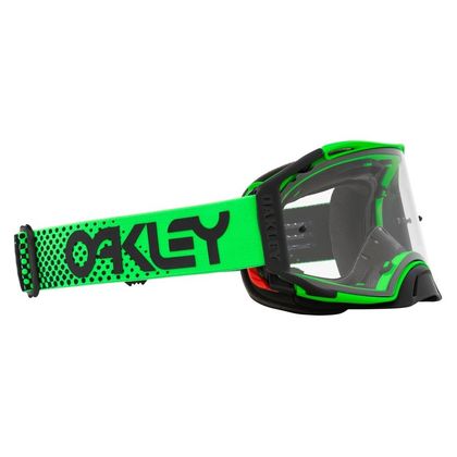 Masque cross Oakley AIRBRAKE MX MOTO GREEN ECRAN CLAIR 2024 - Vert