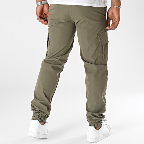 Pantalon Cargo Wave Vert Kaki Noir
