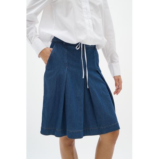 InWear MableIW Nederdel, Dark Blue Denim, 44