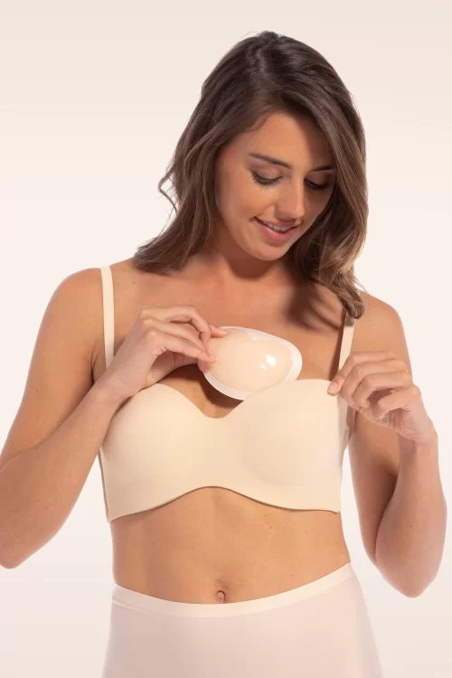MAGIC Bodyfashion Kleverige push-up bh-cups in vanille