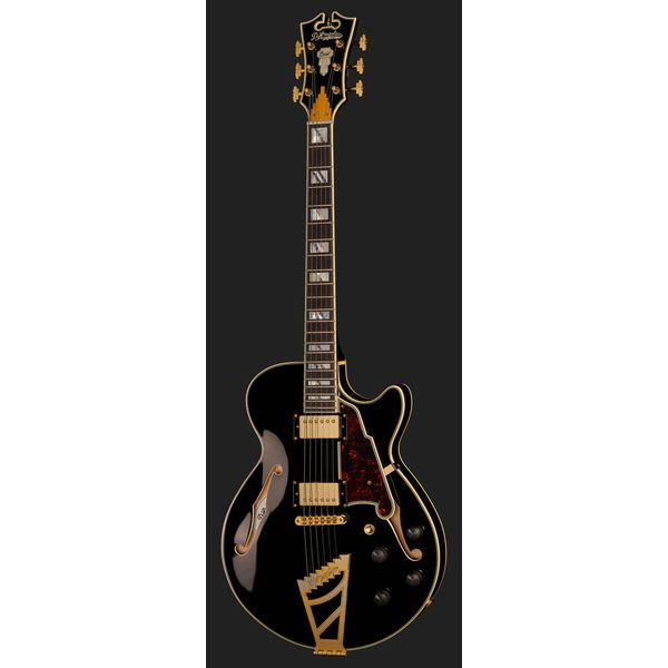 DAngelico Excel SS Solid Black