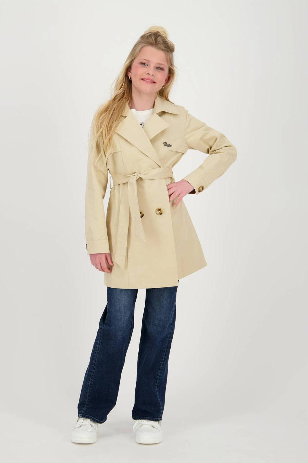 Vingino trenchcoat zomer Tuva beige