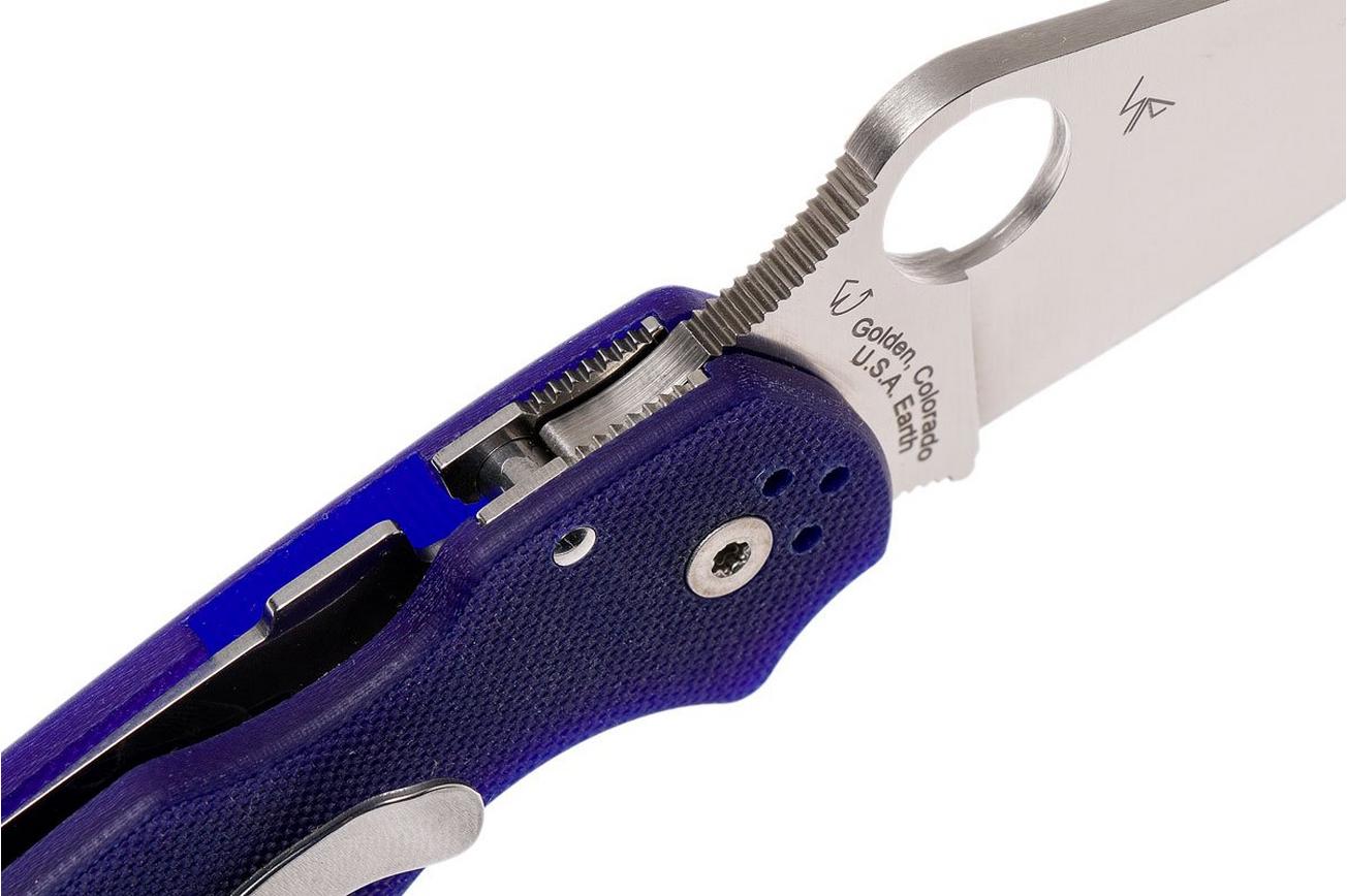 Spyderco Para 3 S110V Dark Blue C223GPDBL zakmes