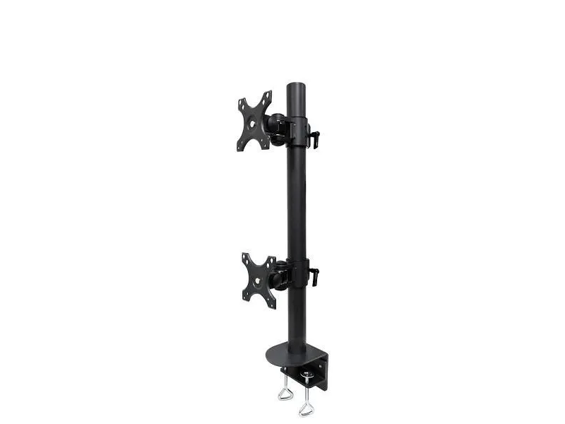Neomounts FPMA-D960DVPLUS - Monteringssæt - for 2 LCD displays - stål - sort - skærmstørrelse: 17