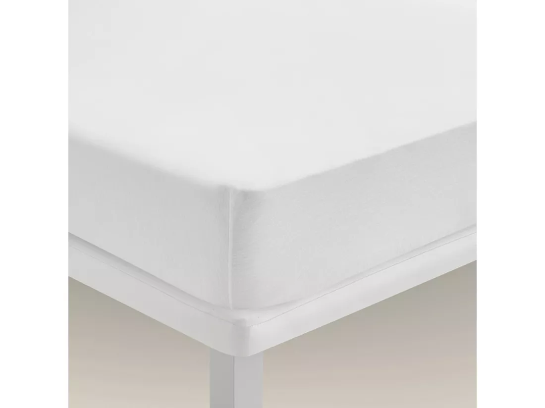 Protège-matelas tricoté respirant anti-acariens