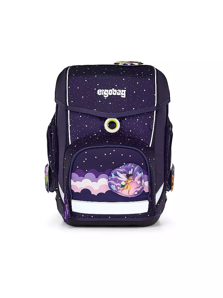 ERGOBAG Schultasche Set 5tlg AmBärzonas CUBO Neo  dunkelblau