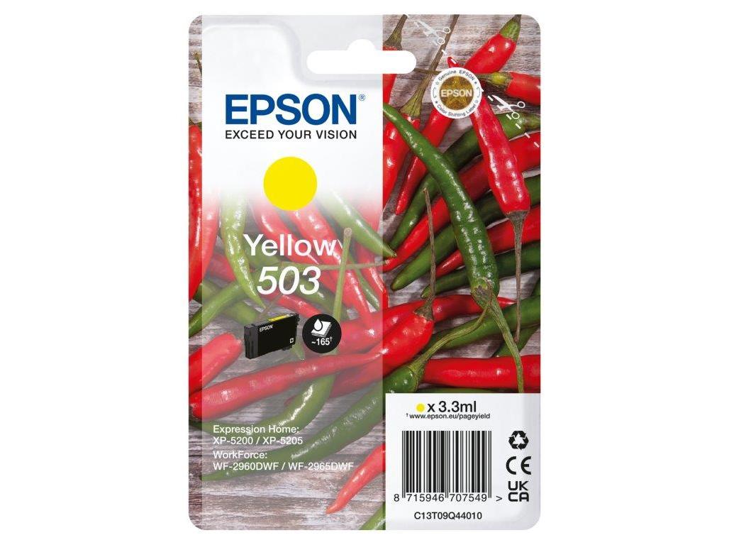TINTEIRO ORIGINAL EPSON SINGLEPACK YELLOW 503 INK