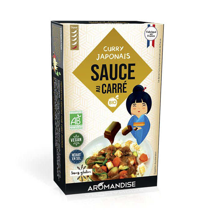 Sauce au carré - Curry japonais vegan et sans gluten