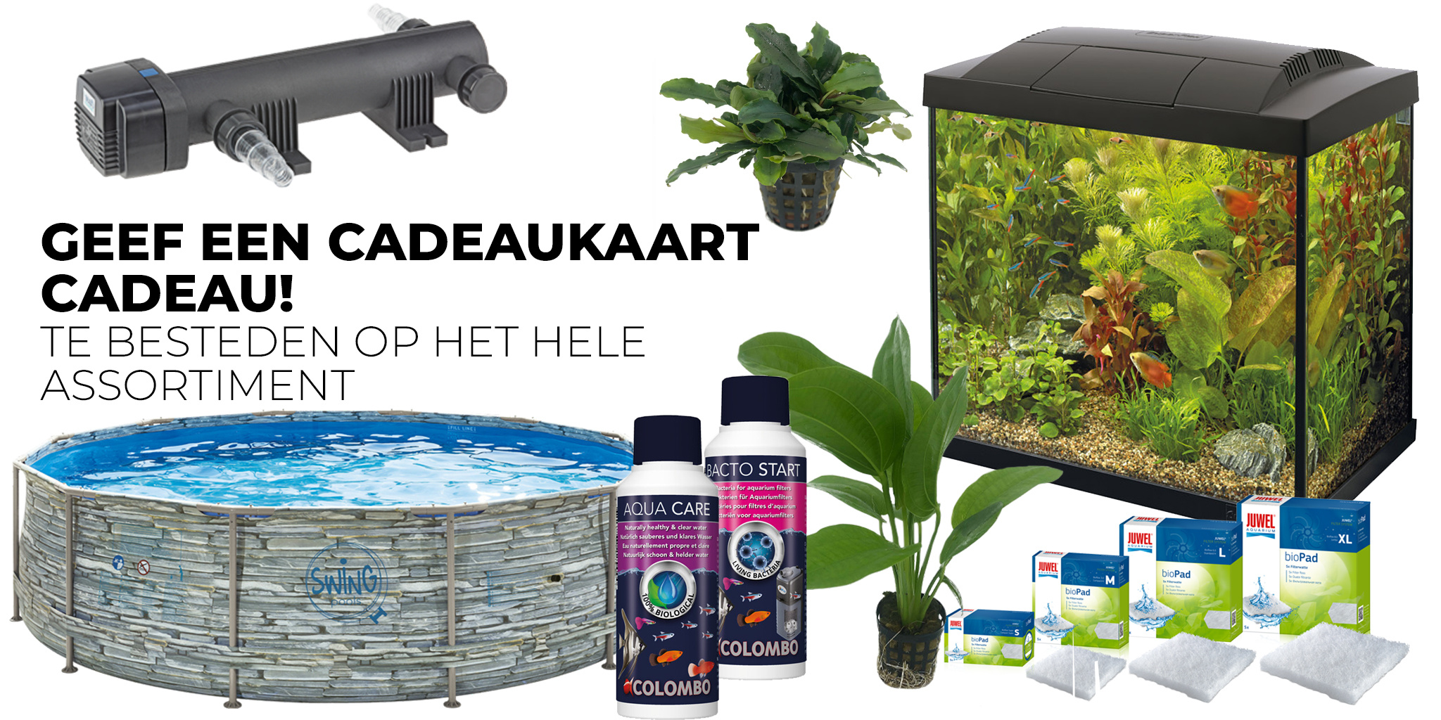AquastoreXL Cadeaukaart € 100,- (digitaal)