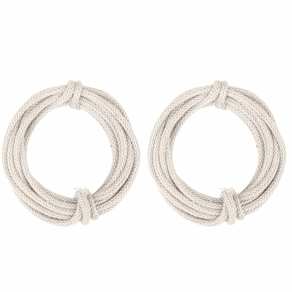 2 rouleaux de fil à tricotin 3 m - ivoire