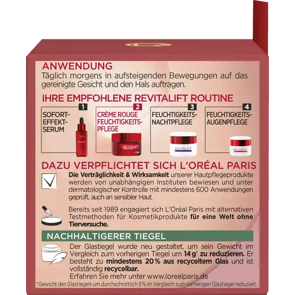 Belebende Crème Rouge Tagespflege