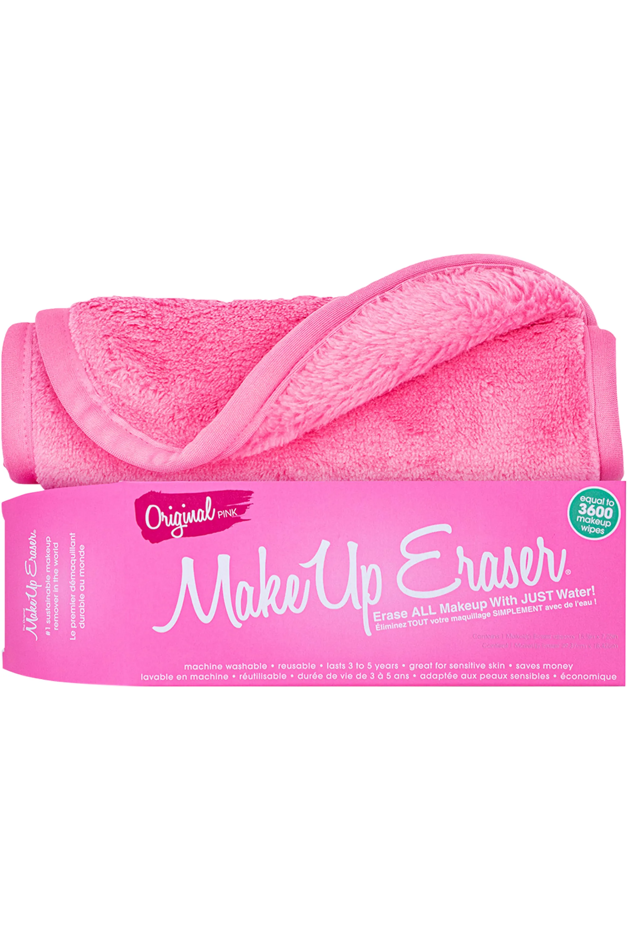 Makeup Eraser Serviette démaquillante réutilisable Original Pink