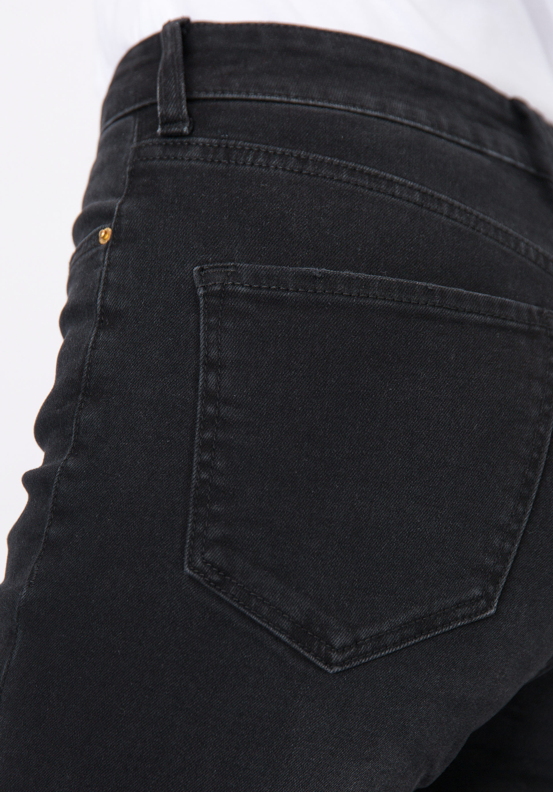 Jeans Lauren Skinny Cintura Alta com Rasgões