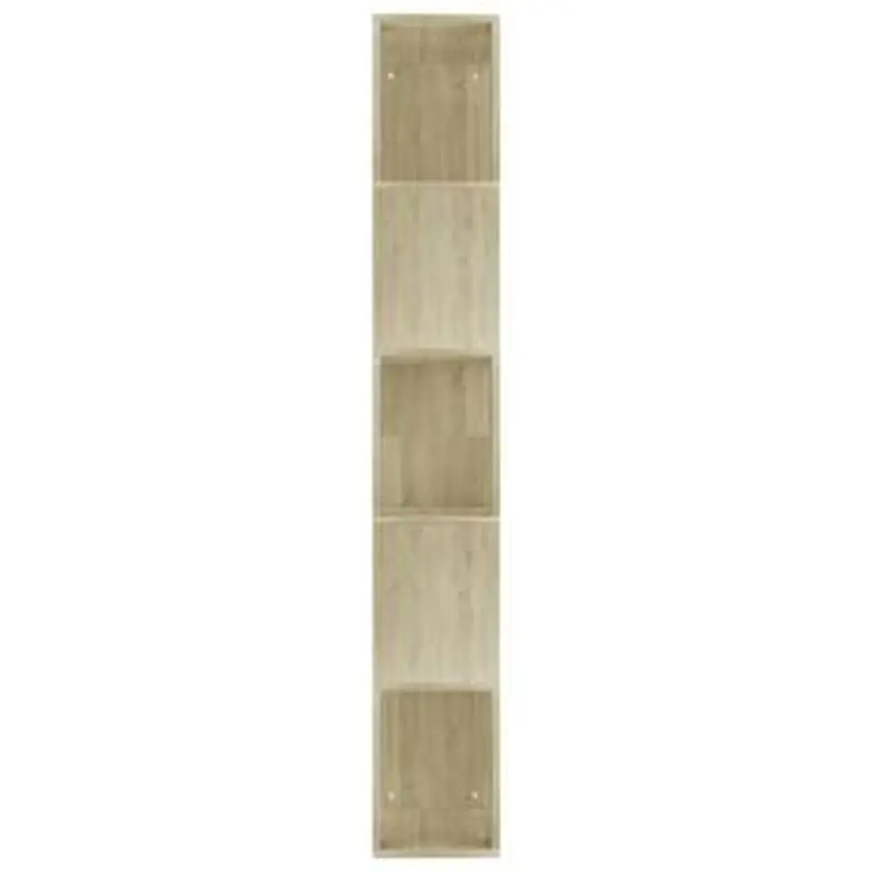 vidaXL - Boekenkast - Bruin - Bewerkt hout