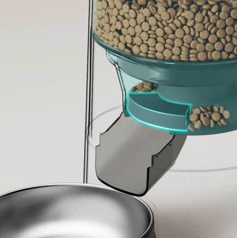 (2L) Air Automatic Feeder Automatischer Haustier Futter Spender (PL-AF008-91B) - Schwarz
