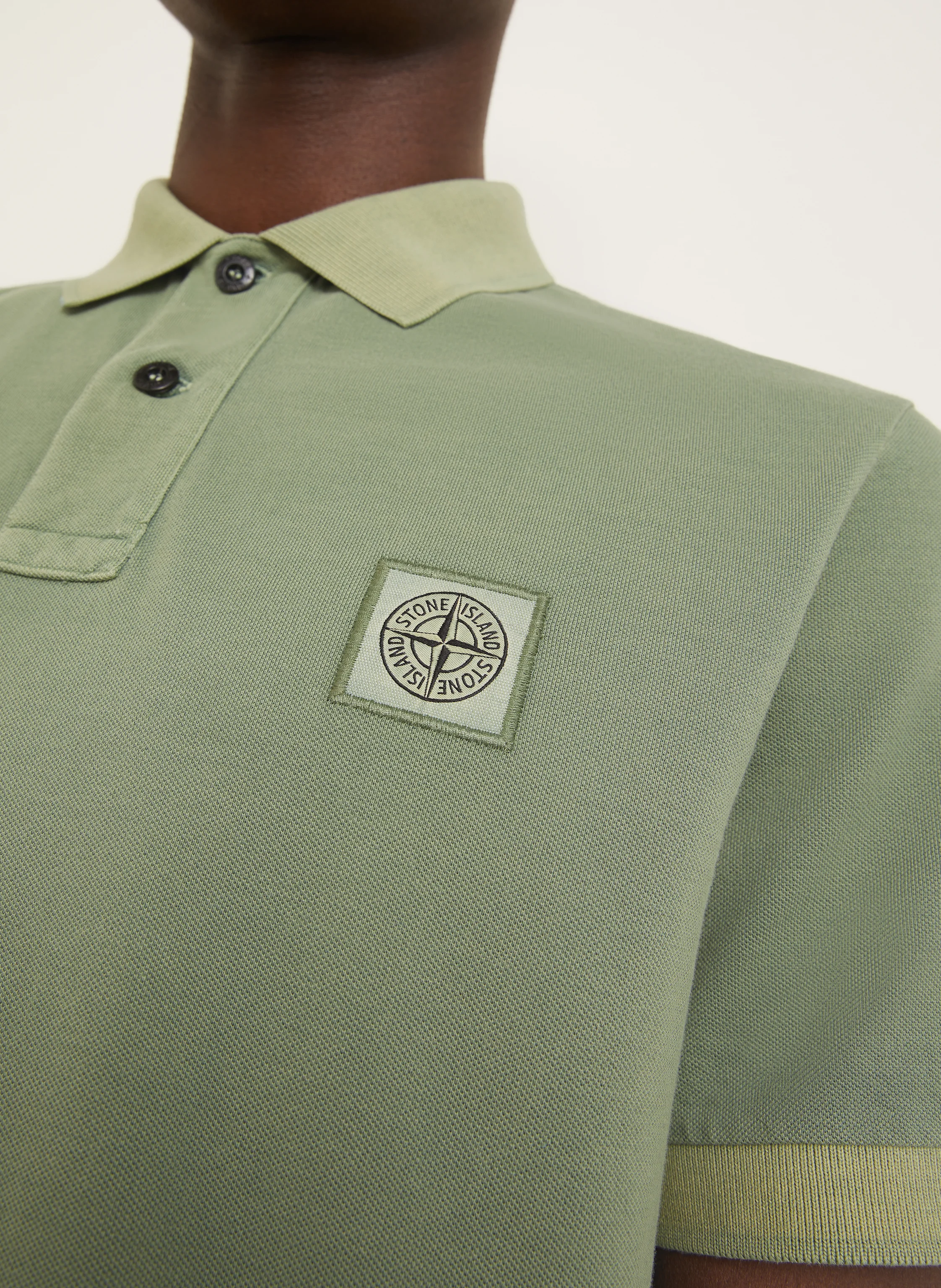 STONE ISLAND Piqué-Poloshirt Slim Fit