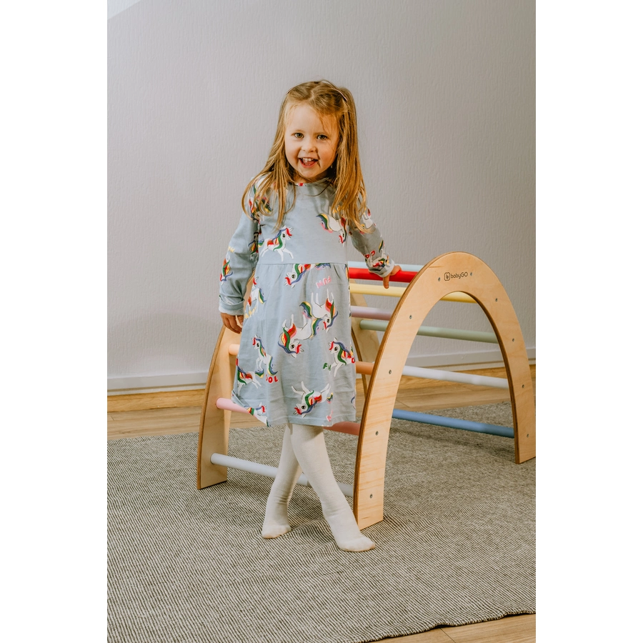 babyGO Kletterbogen XXL Woodland, bunt