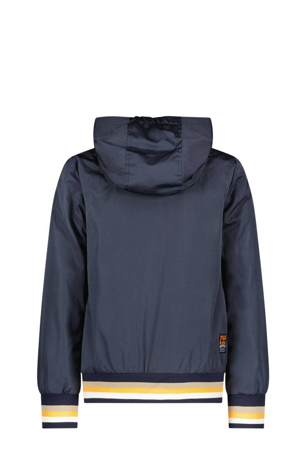 TYGO & vito zomerjas Jennoah met logo donkerblauw/oranje