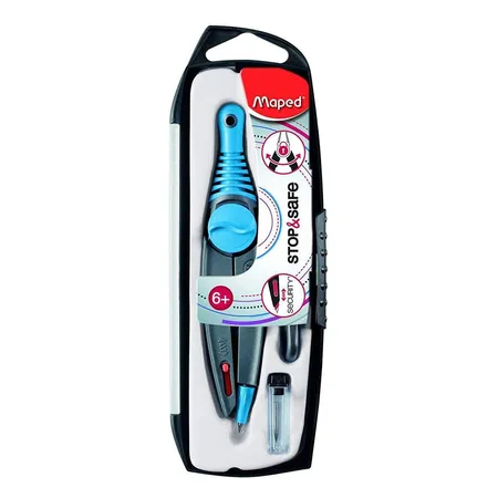 Maped STOP & SAFE Zirkelset 3-teilig, sortiert