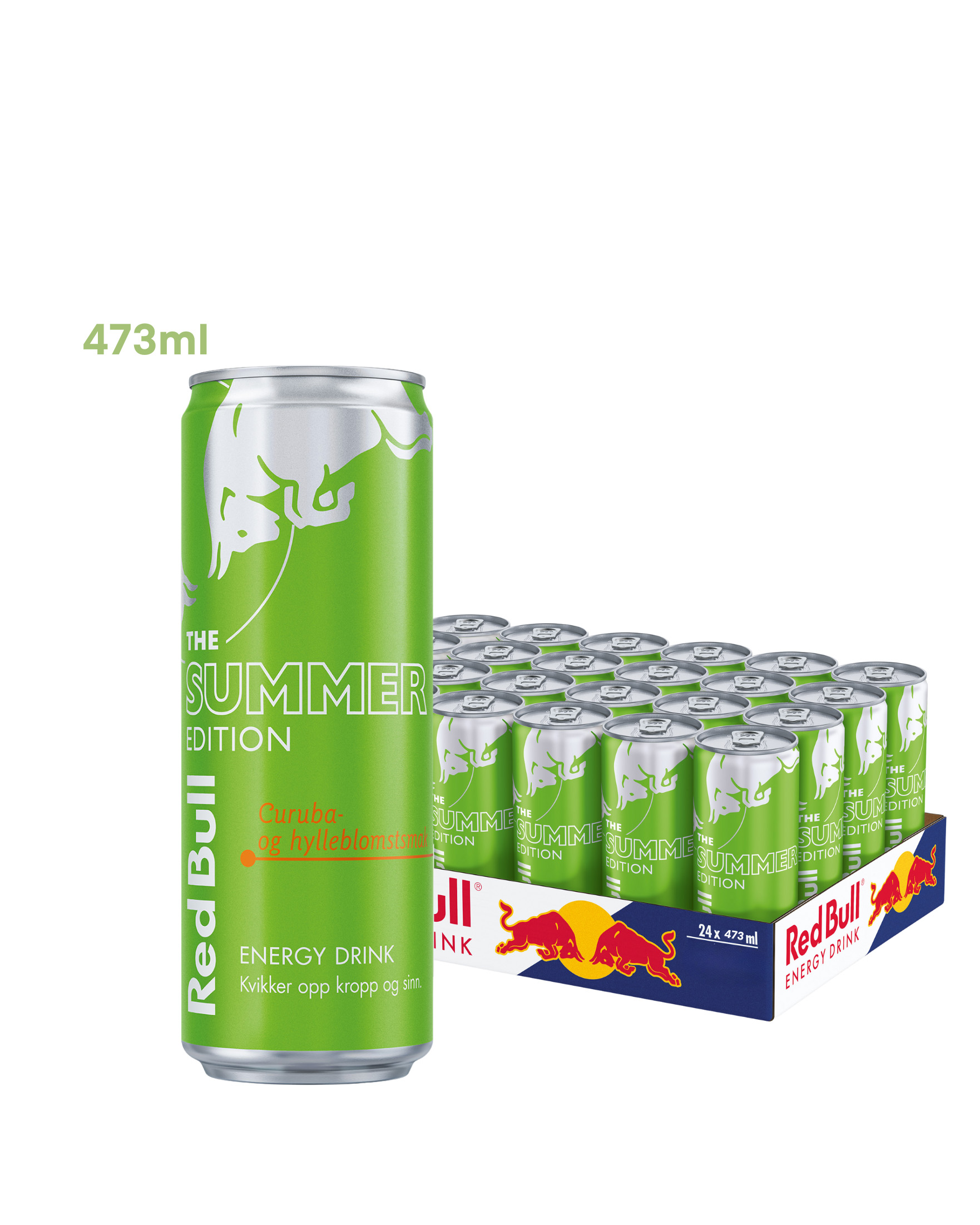Red Bull Summer Edition Curuba &amp; Hylleblomstsmak 24x473ml