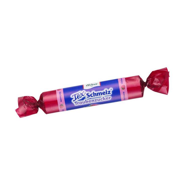 Tex-Schmelz Traubenzucker Himbeere, 33 g