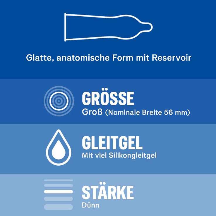 Durex extra feucht Kondome, 8 St